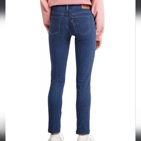 Levi's Women's 711 Mid Rise Faded Distressed Skinny Jeans - Size 25 x 30 - Picture 8 of 8